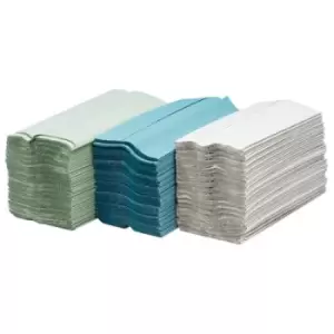 Image of Maxima Green C-Fold Hand Towel 1-Ply Green 144x20 (Pack of 1380) MAx5053