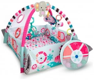 image of Bright Starts 5 in 1 Ball Play Gym - Pink