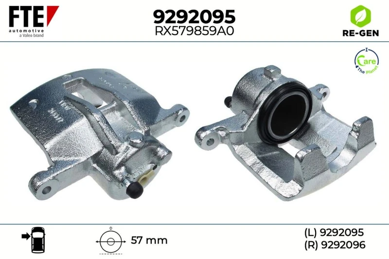 Image of Brake caliper FTE 9292095