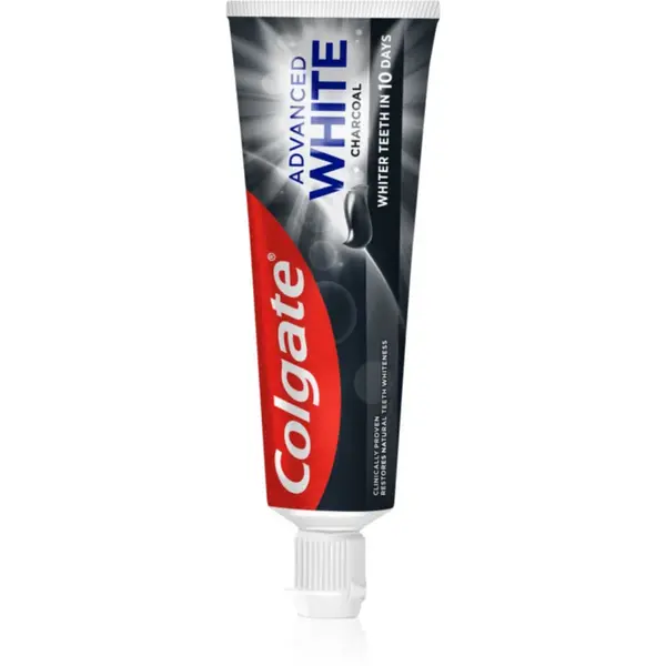 image of Colgate Advanced White Whitening with Activated Charcoal Toothpaste 75ml