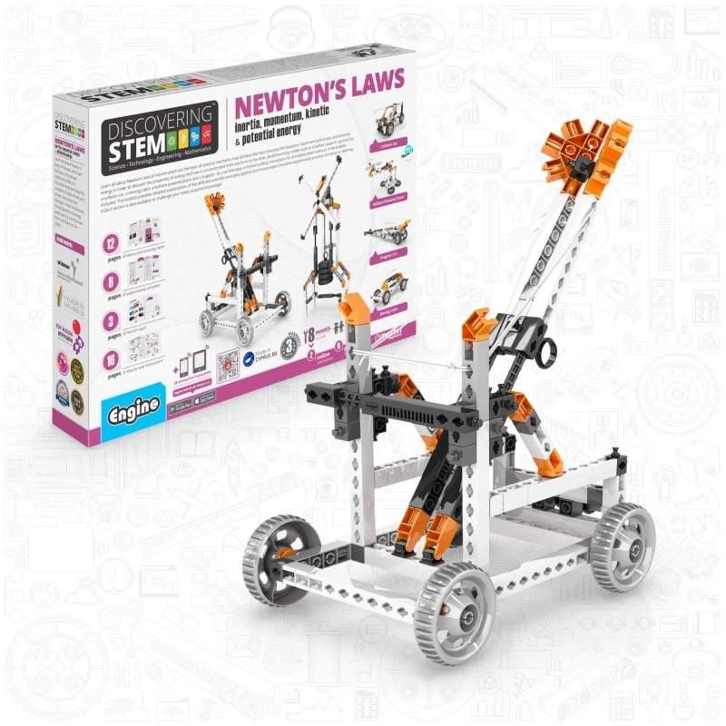 Image of Engino Discovering STEM Newtons Law's White unisex