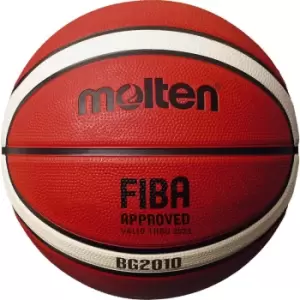 image of Molten 2010 Deep Channel Basketball (Tan/White, 6)