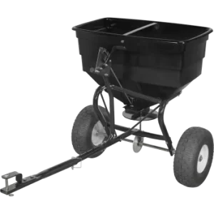 image of Sealey Tow Behind Feed, Grass and Salt Broadcast Spreader 80kg