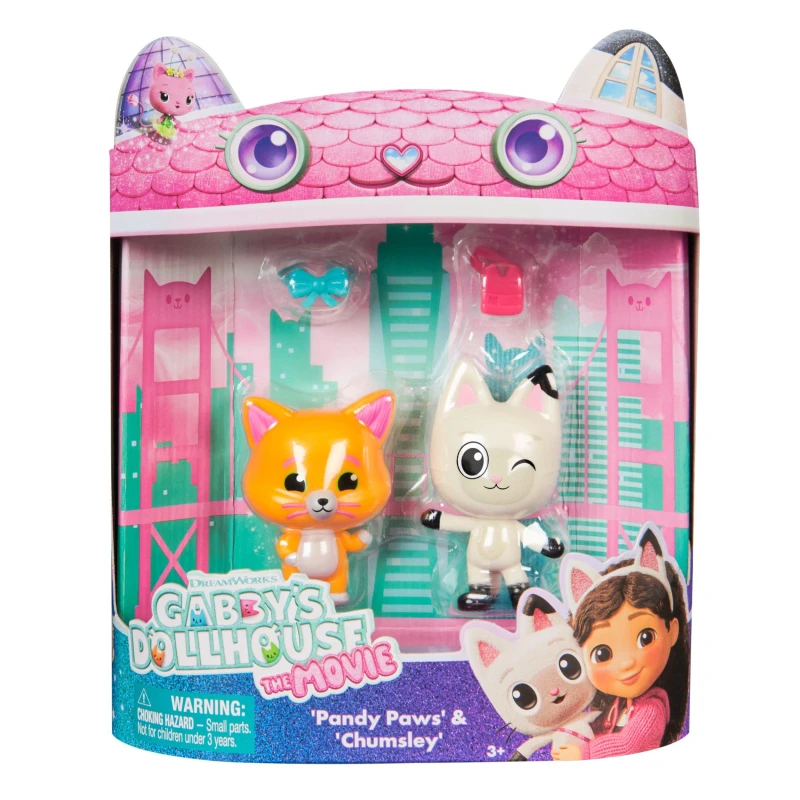 Image of Gabbys Dollhouse The Move 2 Pack Figure Set Assortment 2-Pack female One Size