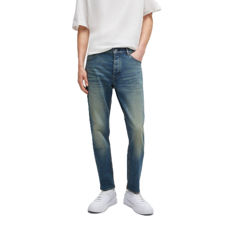 Image of Hugo Mens Brody Slim Fit Jeans Medium Blue male 29W R
