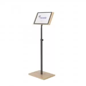 Image of ROCADA NATURAL Floorstanding Display A4 - Oak NAT0705