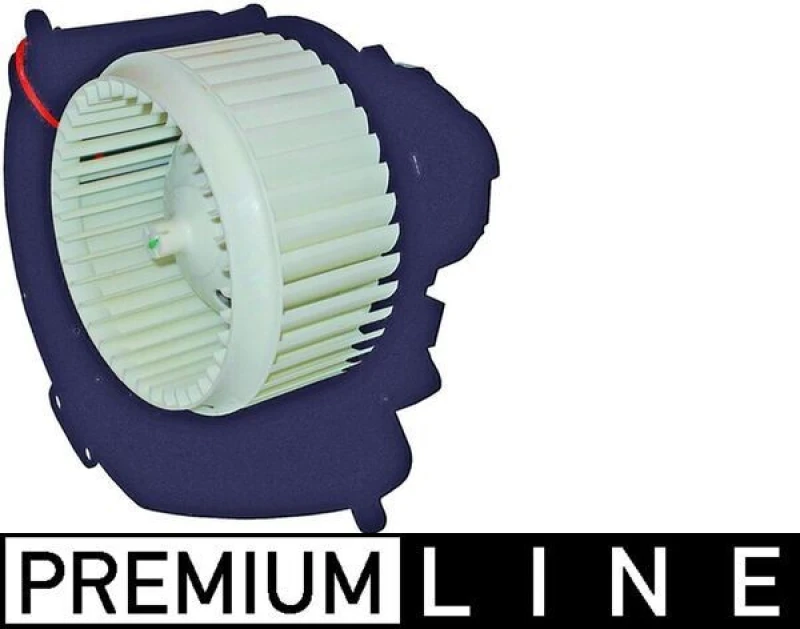 Image of MAHLE AB 153 000P Blower Motor for vehicles without electr. auxiliary heater, for left-hand drive vehicles Interior Blower (2669)
