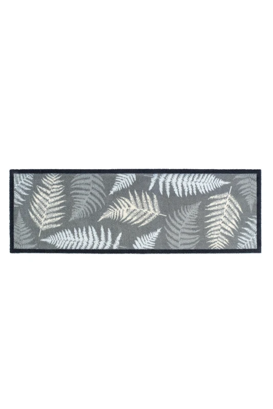 Image of My Mat Washable Nylon Leaves 2 Indoor Mat Multi