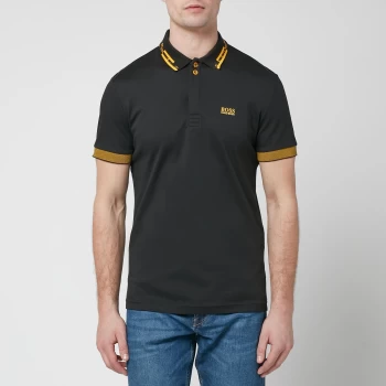 image of BOSS Athleisure Mens Paddy 1 Polo Shirt - Black - S