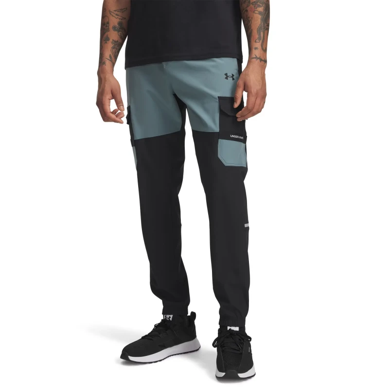 Image of Under Armour Cargo Pocket Joggers Under Armour Tech Utility Woven Noir Male L