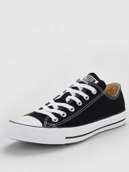 Image of Converse Chuck Taylor All Star Ox, Black/White, Size 8.5, Men