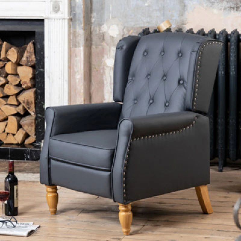 Image of Galena Recliner Armchair - Grey