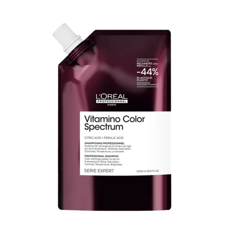 Image of LOreal Professionnel Vitamino Colour Spectrum Shampoo 1000ml - Refill
