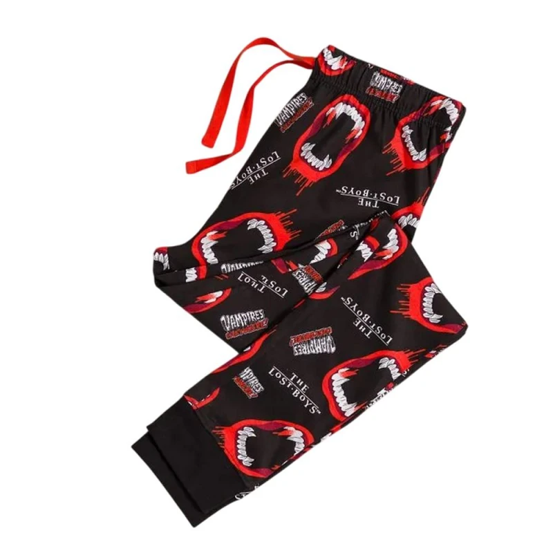 Image of The Lost Boys Womens Pyjama Set in Black Size: Small Black Female S