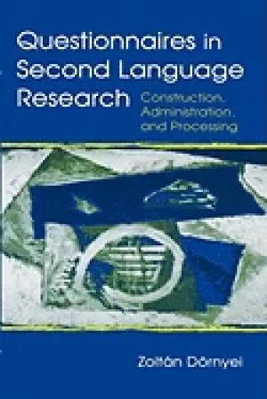 Image of questionnaires in second language research construction administration and