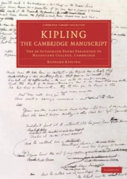 Image of Kipling - the Cambridge Manuscript by Rudyard Kipling Paperback
