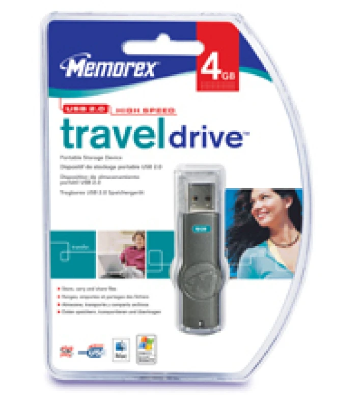 Image of Memorex TravelDrive 4GB USB flash drive