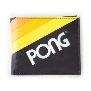 Image of Atari - Pong Wave Stripe Unisex Bi-Fold Wallet - Multi-Colour