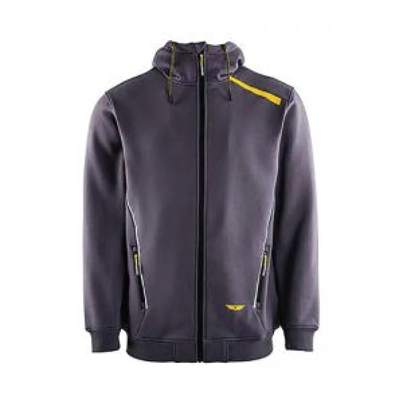 Image of Trojan Trojan Mens Grey Hoodie S 18L4603
