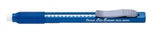 image of Pentel Clic Eraser Pen Transparent Blue PK12