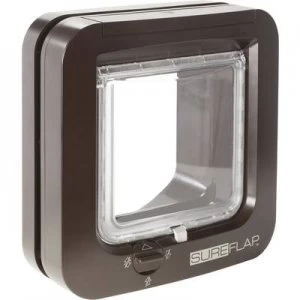 Image of SureFlap Mikrochip Cat door Pet door flap Brown