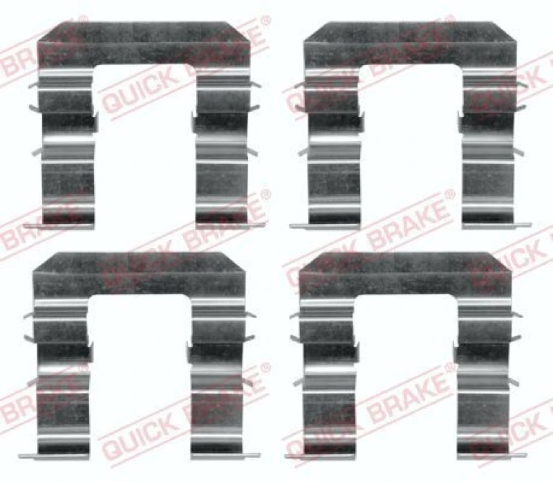 Image of QUICK BRAKE Brake pad fitting kit QUICK BRAKE 109-1735