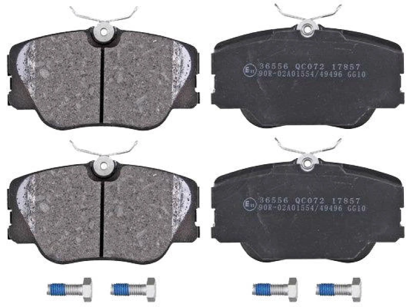 Image of A.B.S. 36556 Brake pad set prepared for wear warning indicator Brake Pad Set,disc brake (402)