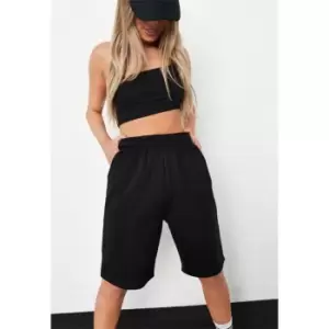 Missguided Longline Jogger Short - Black