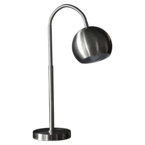 image of Balin Task Table Lamp Brushed Chrome Plate