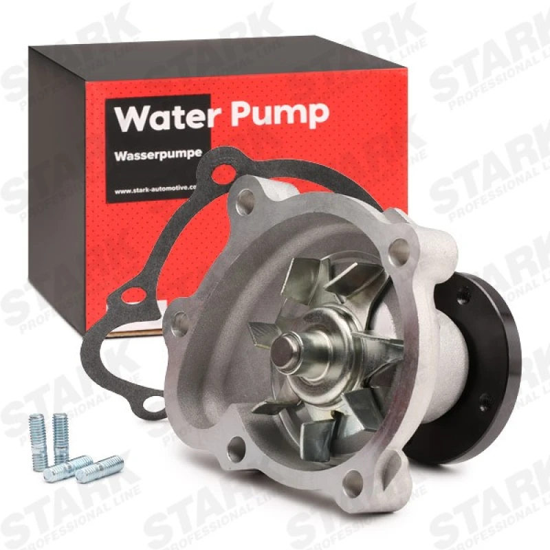 Image of STARK SKWP-0520126 Water pump Cast Aluminium, without belt pulley, with studs, with gasket/seal Cast Aluminium Water Pump (1260)