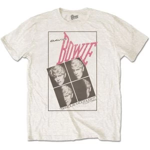 David Bowie - Serious Moonlight Unisex Medium T-Shirt - White