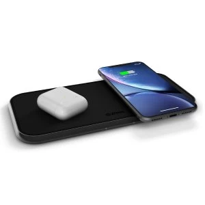 ZENS Dual Aluminium Wireless Charger 10W - Black