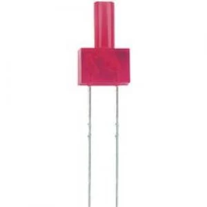 LED wired Red Cylindrical 2mm 1.5 mcd 7