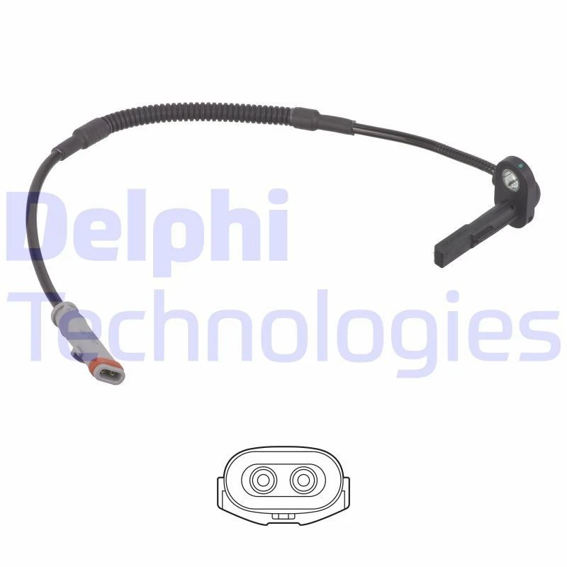 Image of DELPHI ABS sensor DELPHI SS21252-12B1
