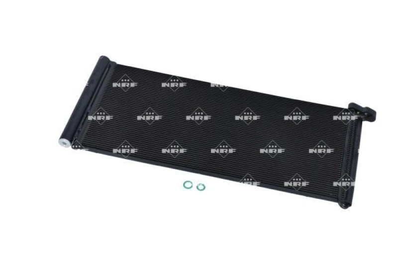 Image of NRF 350331 Condenser EASY FIT, with seal ring, with nitrogen filling Aluminium Condenser,air conditioning (448)