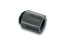 Image of EK Water Blocks EK-AF Extender 20mm M-M G1/4 - Black Nickel