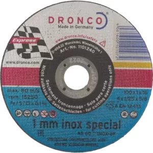 image of 100X1X16MM AS60 Inox BF Cut-off Disc