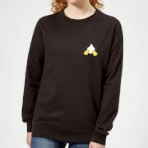 Image of Disney Donald Duck Backside Womens Sweatshirt - Black