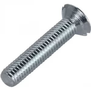 Image of Toolcraft 194809 Slotted Countersunk Screws DIN 963 4.8 Steel M4x4...