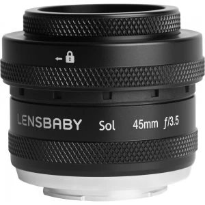 Image of Lensbaby Sol 45mm f/3.5 Lens for Fujifilm X Mount - Black