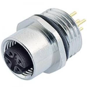 Image of Binder 09 3432 88 04 M12 Sensor Actuator Connector Screw Closure Straight