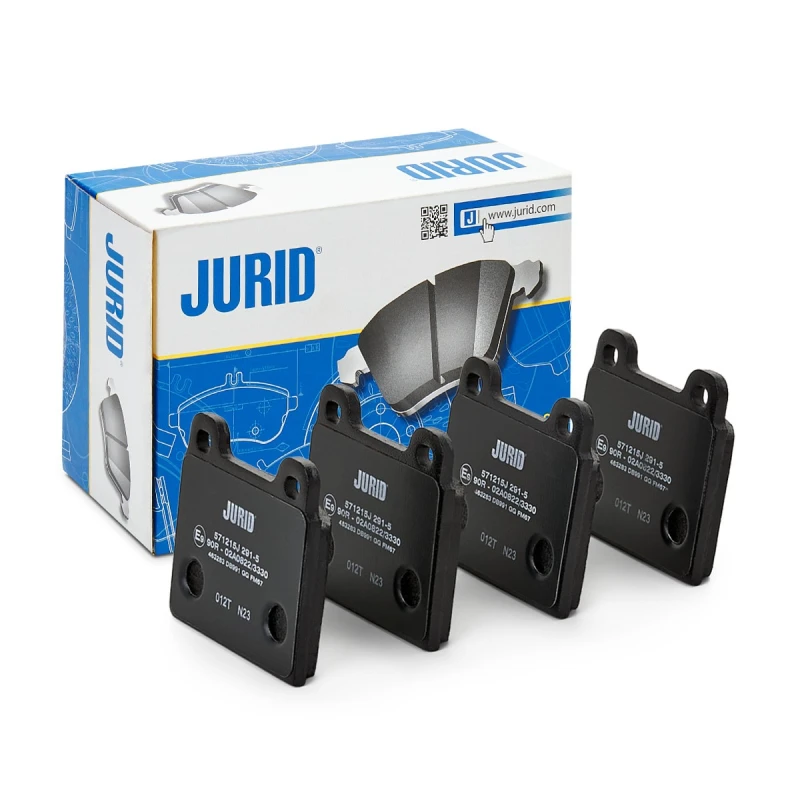 Image of JURID 571215J Brake pad set not prepared for wear warning indicator, without accessories Brake Pad Set,disc brake (402)