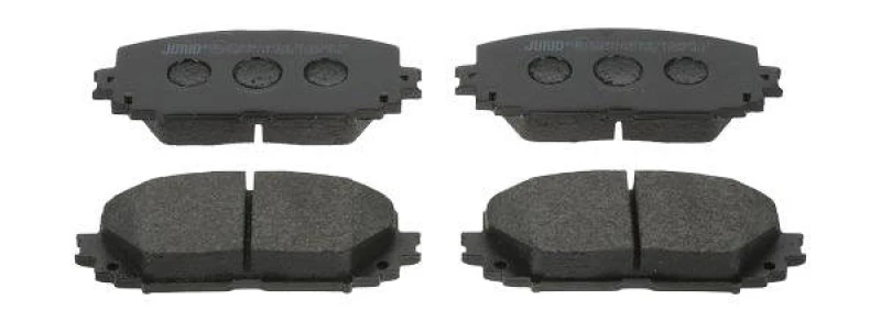 Image of JURID 572594J Brake pad set not prepared for wear warning indicator Brake Pad Set,disc brake (402)