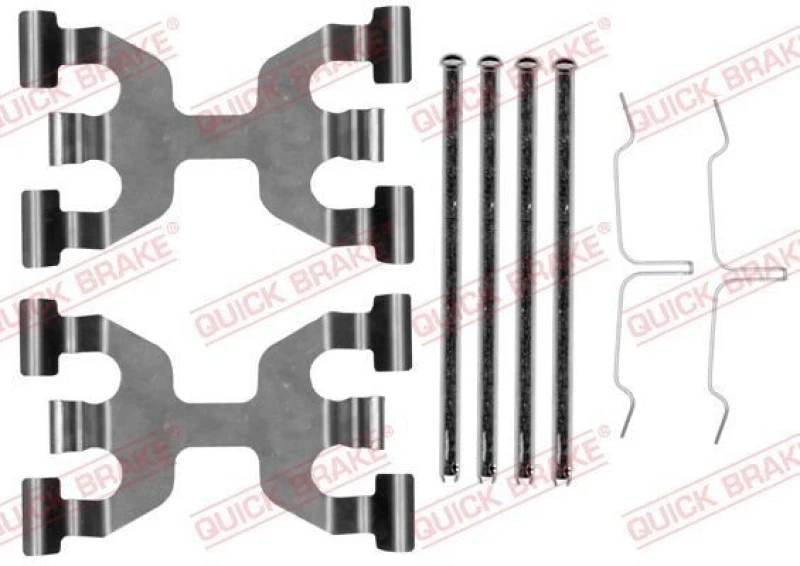 Image of QUICK BRAKE Brake pad fitting kit QUICK BRAKE 109-0189