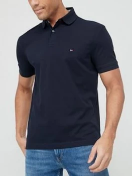 Tommy Hilfiger Classic Regular Fit Polo Shirt - Navy Size M Men