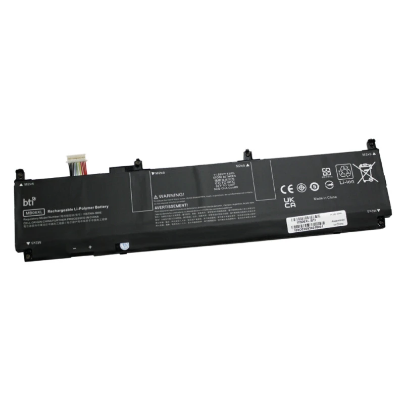 Image of BTI HSTNN-IB9E compatible 83Wh 6-cell battery for HP ZBook Studio G7