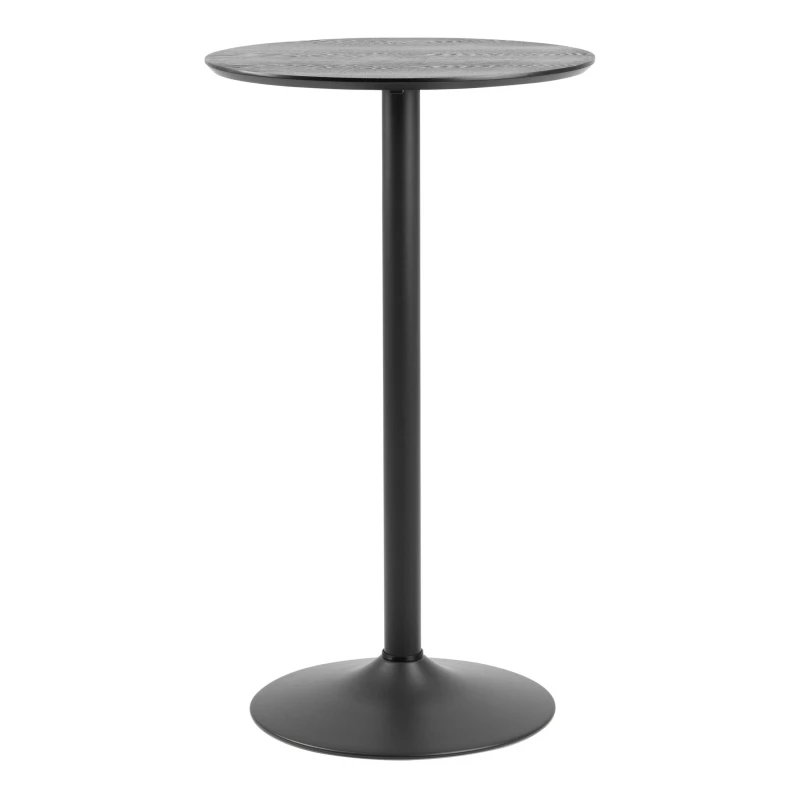 Image of Furniture To Go Ibiza Tall Round Bar Table in Black Unisex