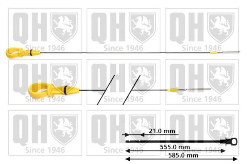 Image of QUINTON HAZELL Oil Dipstick QUINTON HAZELL QOD154