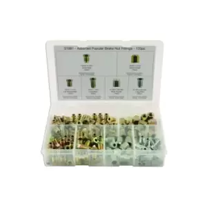 Image of Assorted Brake Nut Fittings 135pc