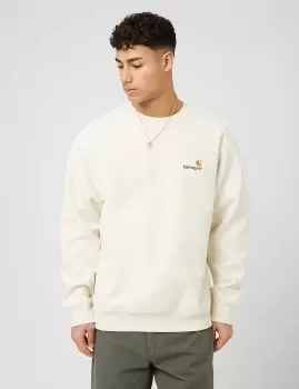 Image of Carhartt-WIP American Script Sweatshirt - Natural